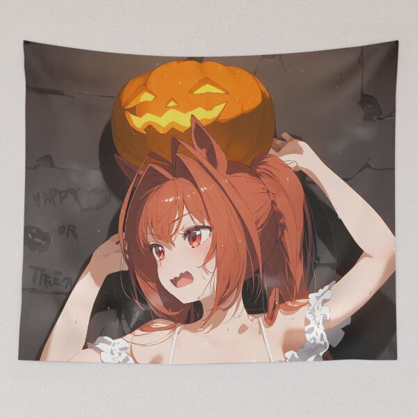 Item preview, Daiwa Scarlet Uma Musume Pretty Derby Halloween Alley Jackolantern designed and sold by mildaclairmo.
