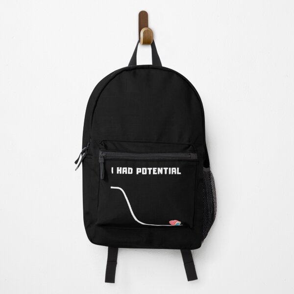 Item preview, I Had Potential – Sad Snail Meme Minimalist Humor Design designed and sold by CyrilloArt.