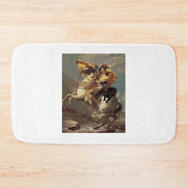 Item preview, Kuro Kitty in Art History: Napoleon & Shoyu Crossing the Alps after David designed and sold by NowellM.