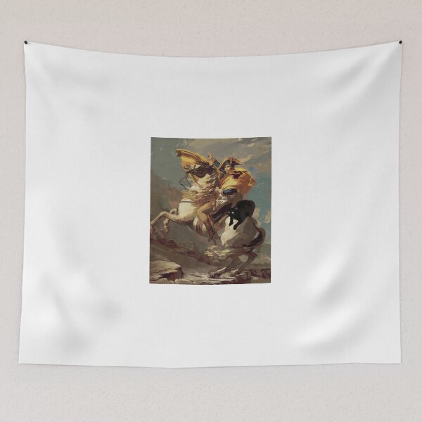 Item preview, Kuro Kitty in Art History: Napoleon & Shoyu Crossing the Alps after David designed and sold by NowellM.