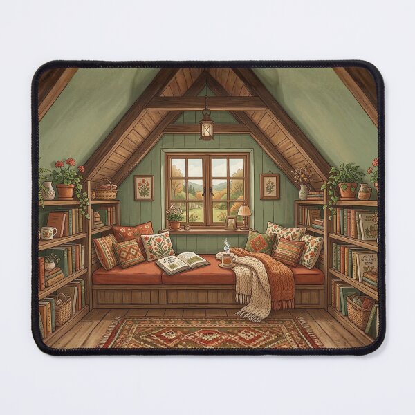 Item preview, Cozy reading nook!!! - Cozy Book Lover - A cozy reading corner - A cozy paradise for book lovers designed and sold by SoffyLee586.