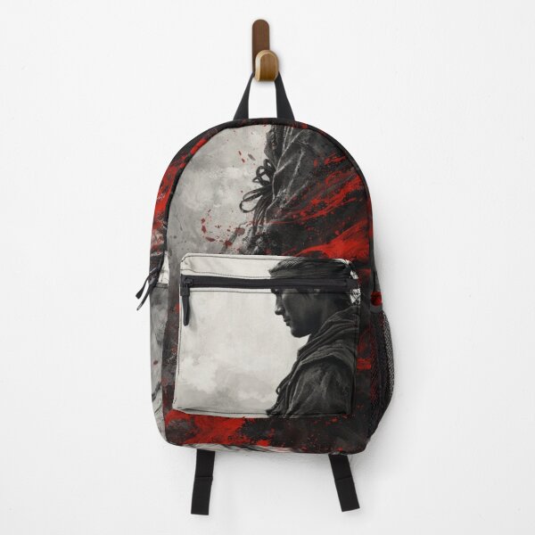 Item preview, Silent Warrior Wrapped In Crimson Ink Storm designed and sold by walex-jed.