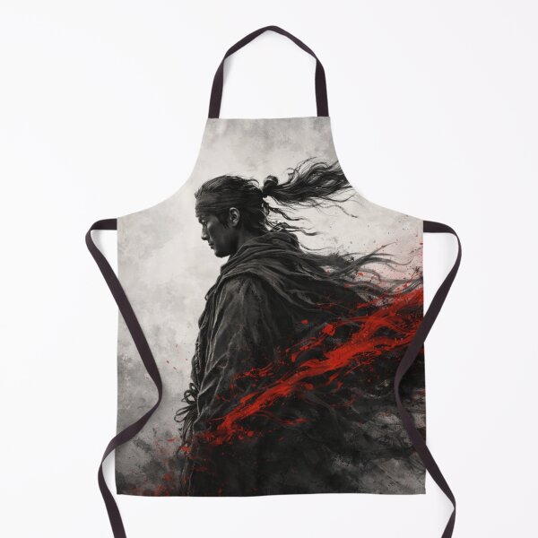 Item preview, Silent Warrior Wrapped In Crimson Ink Storm designed and sold by walex-jed.