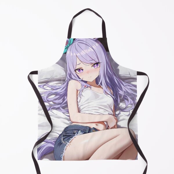 Artikelvorschau, Mejiro Mcqueen Uma Musume Kuscheliges Lavendel-Ruhekissen für die Nacht entworfen und verkauft von mildaclairmo.