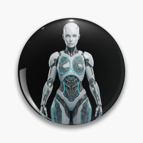 Item preview, Future AI Android - Cybernetic Female Bionic Robot designed and sold by ChaosModeArt.