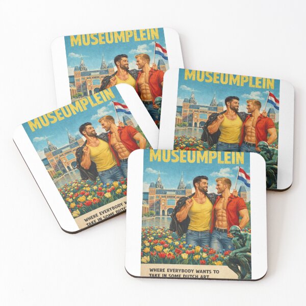 Item preview, Museumplein Amsterdam Rijksmuseum Tulips and Dutch Pride WorldPride designed and sold by Aryabek.