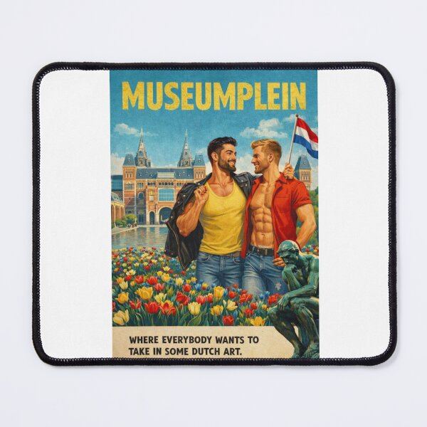 Item preview, Museumplein Amsterdam Rijksmuseum Tulips and Dutch Pride WorldPride designed and sold by Aryabek.