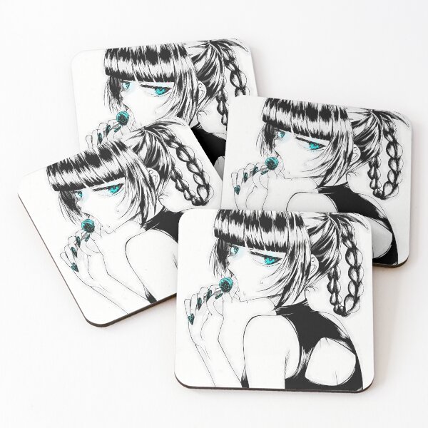 Item preview, Nazuna Nanakusa Monochrome Style Call of the Night Anime designed and sold by mildaclairmo.