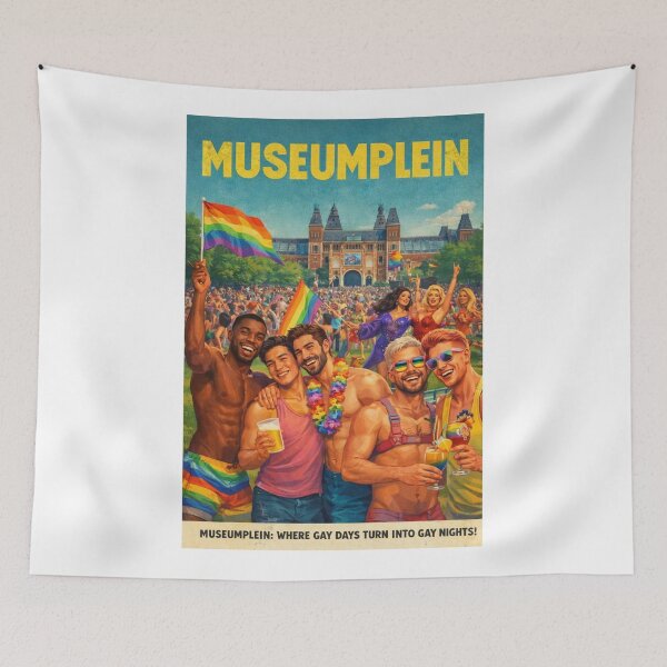 Item preview, Museumplein Amsterdam Pride Festival and Rijksmuseum  WorldPride Celebration designed and sold by Aryabek.