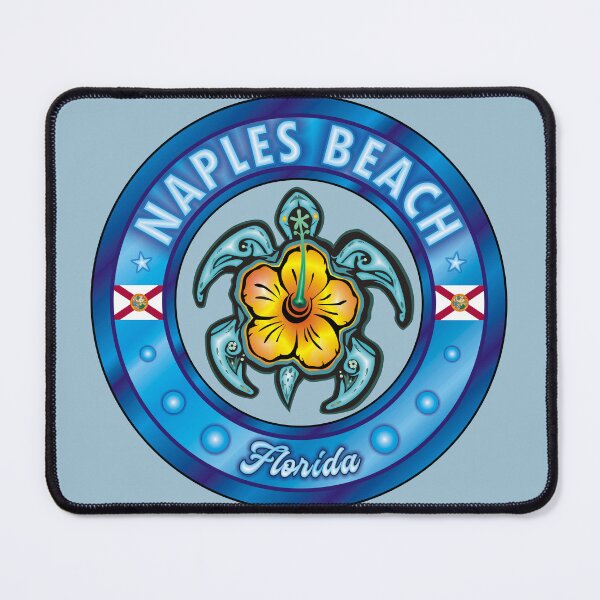Item preview, Naples Beach Florida sea turtle hibiscus designed and sold by studioss76.