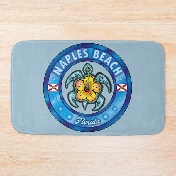 Item preview, Naples Beach Florida sea turtle hibiscus designed and sold by studioss76.