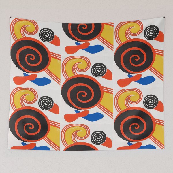 Item preview, Abstract Surreal Shapes Inspired by Joan Miró – Minimalist Colorful Modern Art designed and sold by Bondira-Spono.