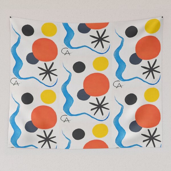 Item preview, Abstract Surreal Shapes Inspired by Joan Miró – Minimalist Colorful Modern Art designed and sold by Bondira-Spono.