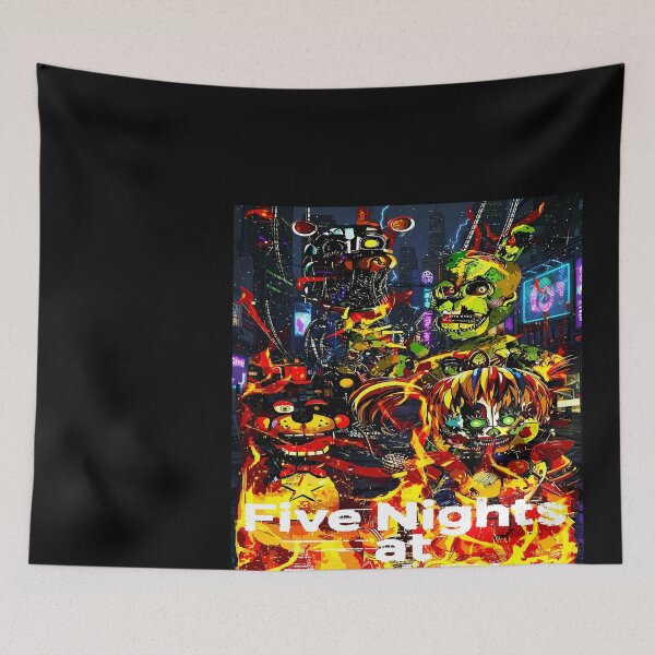 Item preview, Five Nights at Freddy's Cyberpunk designed and sold by DeBrainstore.
