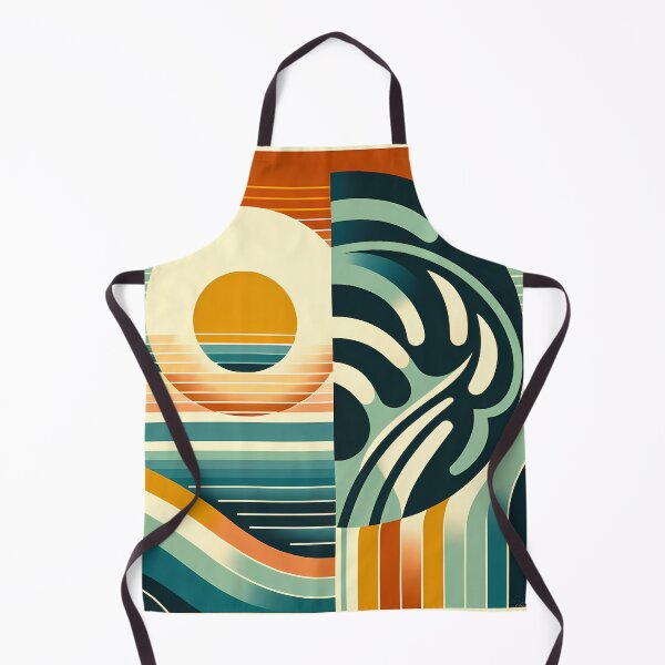 Item preview, Geometric Sun and Monstera Abstract designed and sold by InkSmithery.