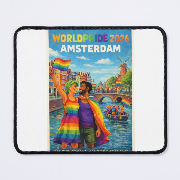 Item preview, WorldPride 2026 Amsterdam Canal Celebration designed and sold by Aryabek.