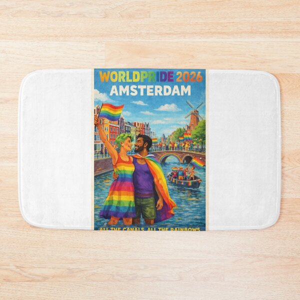 Item preview, WorldPride 2026 Amsterdam Canal Celebration designed and sold by Aryabek.