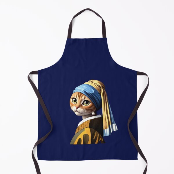 Item preview, Cat with a pearl earring. In the style of Jan Vermeer. designed and sold by Natalia-Vlad.