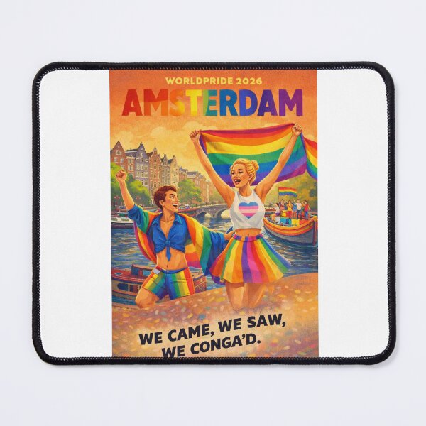 Item preview, WorldPride 2026 Amsterdam Canal Pride Celebration Netherlands designed and sold by Aryabek.