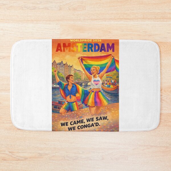 Item preview, WorldPride 2026 Amsterdam Canal Pride Celebration Netherlands designed and sold by Aryabek.