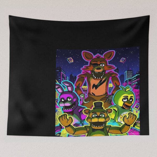 Item preview, Five Nights at Freddy's Retro City Art designed and sold by DeBrainstore.