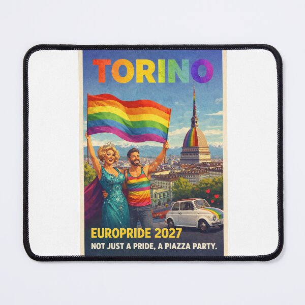 Item preview, Torino Italy EuroPride 2027 Pride Flag City Celebration designed and sold by Aryabek.