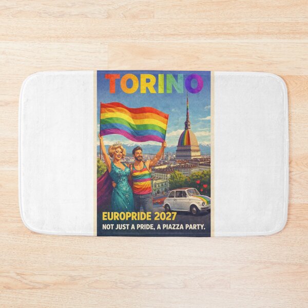 Item preview, Torino Italy EuroPride 2027 Pride Flag City Celebration designed and sold by Aryabek.