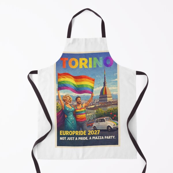 Item preview, Torino Italy EuroPride 2027 Pride Flag City Celebration designed and sold by Aryabek.