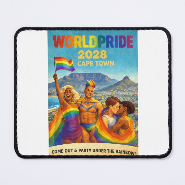 Item preview, WorldPride 2028 Cape Town Table Mountain Pride Celebration designed and sold by Aryabek.