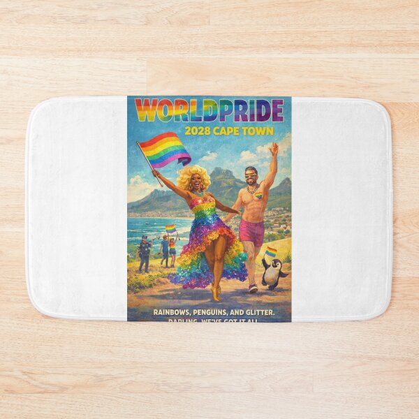 Item preview, WorldPride 2028 Cape Town Rainbow Beach Pride Scene designed and sold by Aryabek.