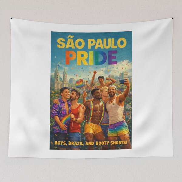 Item preview, São Paulo Pride Brazil LGBTQ Parade Celebration  designed and sold by Aryabek.