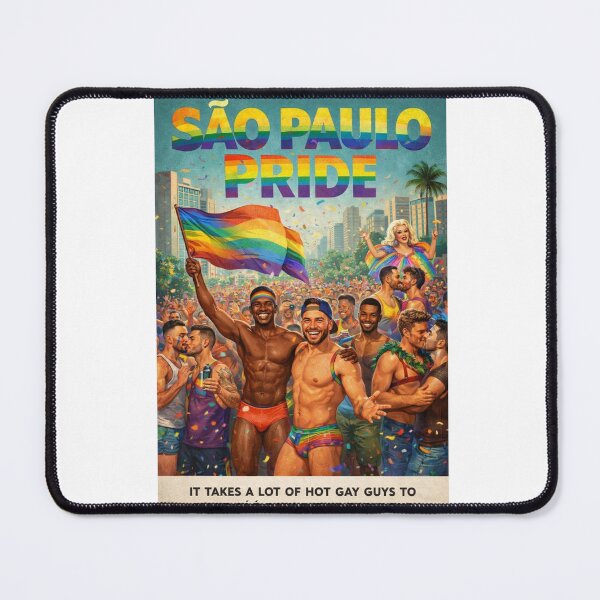 Item preview, São Paulo Brazil Pride Festival LGBTQ Parade Scene designed and sold by Aryabek.