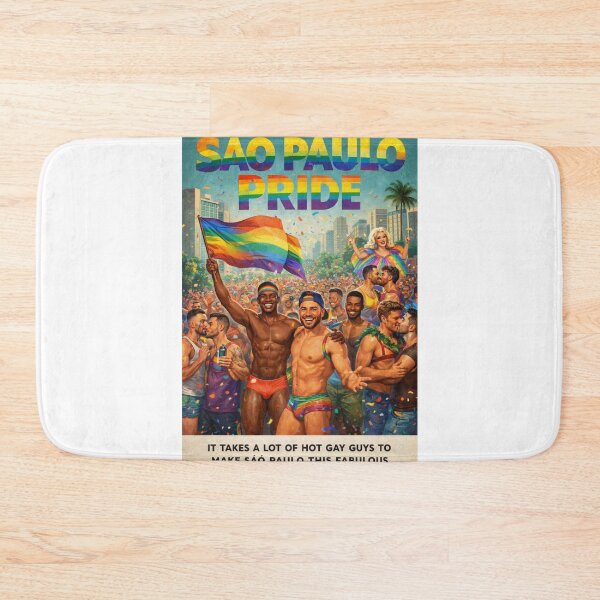 Item preview, São Paulo Brazil Pride Festival LGBTQ Parade Scene designed and sold by Aryabek.