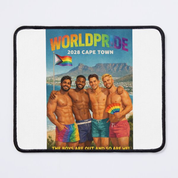 Item preview, WorldPride 2028 Cape Town Table Mountain Beach Pride Celebration designed and sold by Aryabek.