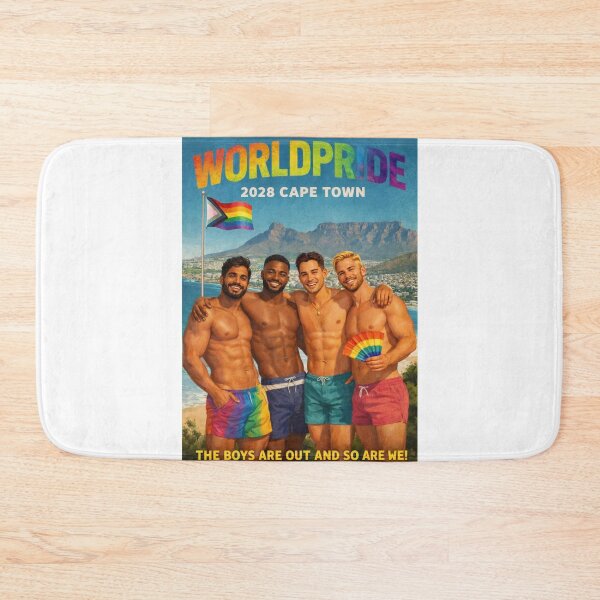Item preview, WorldPride 2028 Cape Town Table Mountain Beach Pride Celebration designed and sold by Aryabek.