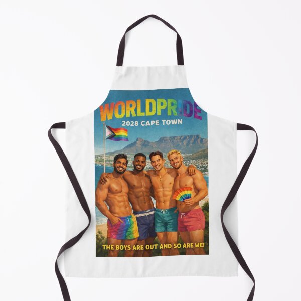 Item preview, WorldPride 2028 Cape Town Table Mountain Beach Pride Celebration designed and sold by Aryabek.