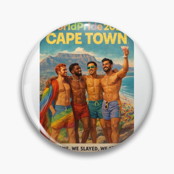 Item preview, WorldPride 2028 Cape Town Pride LGBTQ South Africa designed and sold by Aryabek.