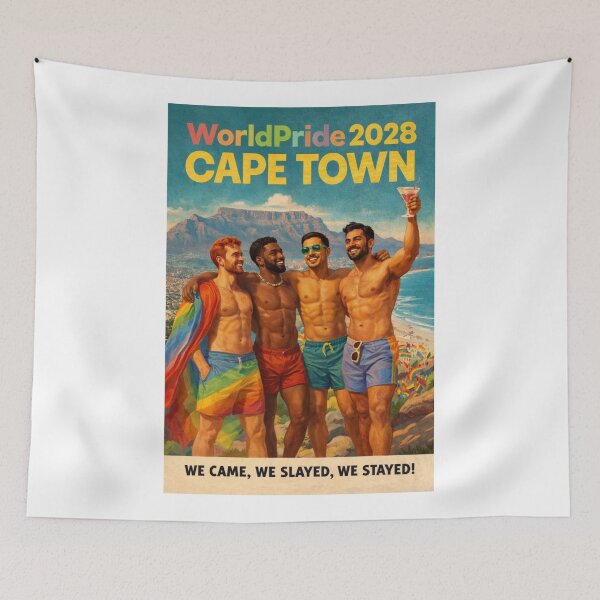 Item preview, WorldPride 2028 Cape Town Pride LGBTQ South Africa designed and sold by Aryabek.