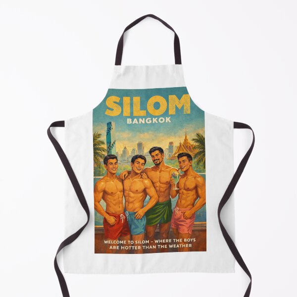 Item preview, Silom Bangkok Thailand Gay District Skyline Travel designed and sold by Aryabek.