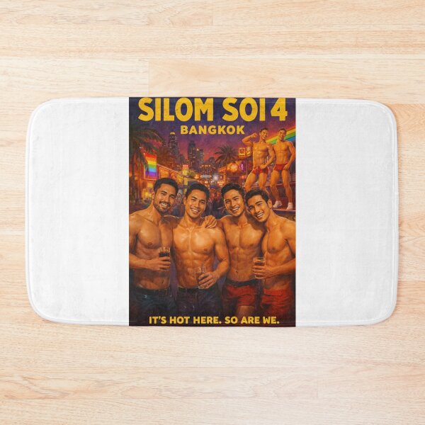 Item preview, Silom Soi 4 Bangkok Thailand Nightlife Gay District  designed and sold by Aryabek.