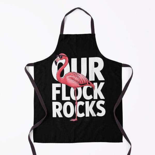 Item preview, Our Flock Rocks - Cool Flamingo Sunglasses designed and sold by Creative Spark.