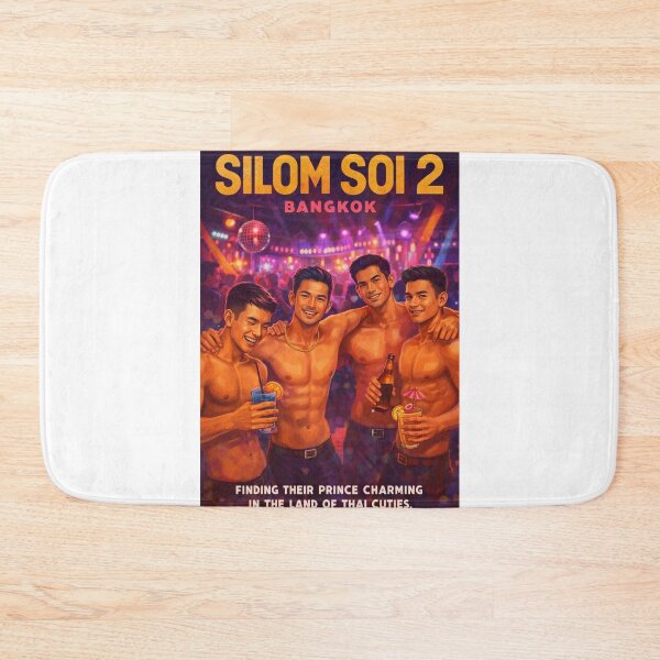 Item preview, Silom Soi 2 Bangkok Thailand Nightclub District Gay Scene designed and sold by Aryabek.
