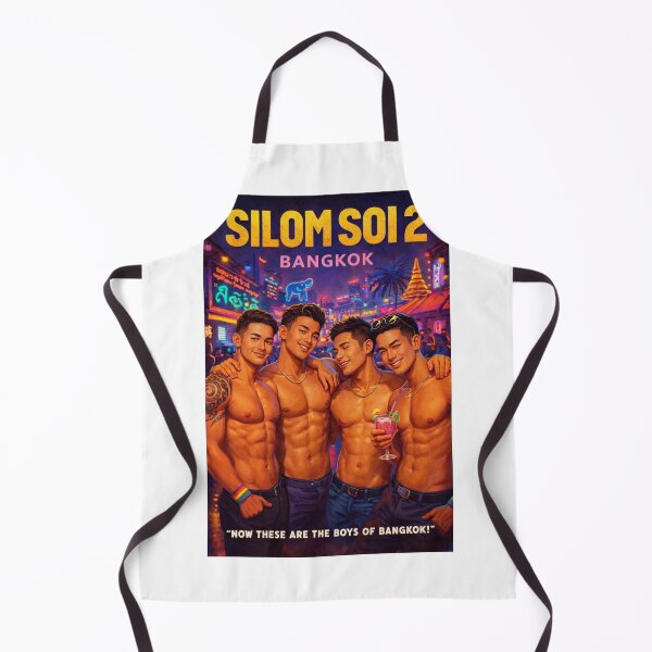 Item preview, Silom Soi 2 Bangkok Thailand Neon Club Night Gay Scene designed and sold by Aryabek.