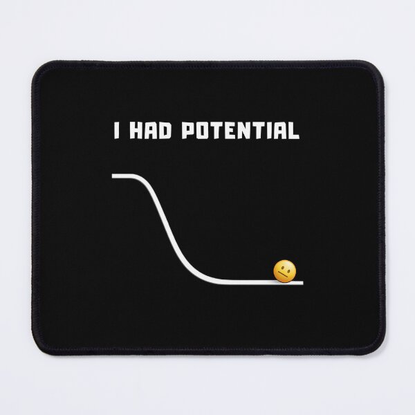 Item preview, I Had Potential – Neutral Face Emoji Meme Minimalist Design designed and sold by CyrilloArt.
