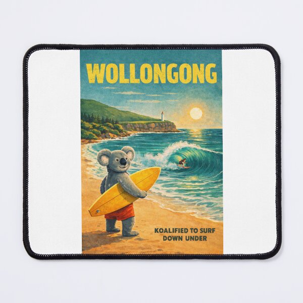 Item preview, Wollongong New South Wales Surf Coast with Wollongong Lighthouse and Pacific Ocean Waves designed and sold by Places On Earth.