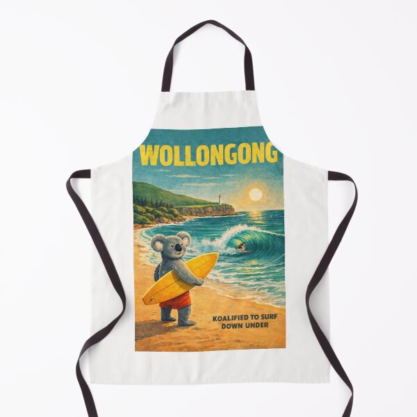 Item preview, Wollongong New South Wales Surf Coast with Wollongong Lighthouse and Pacific Ocean Waves designed and sold by Places On Earth.