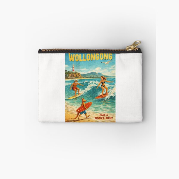 Item preview, Wollongong New South Wales Surfing Coastline with Wollongong Head Lighthouse and Illawarra Escarpment designed and sold by Places On Earth.