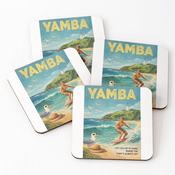 Item preview, Yamba New South Wales Surf Coast with Yamba Lighthouse Pacific Ocean Waves and Clarence Valley designed and sold by Places On Earth.