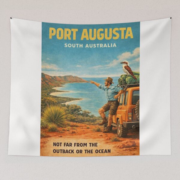 Item preview, Port Augusta South Australia Spencer Gulf Flinders Ranges Outback Coastline and Eyre Peninsula Gateway designed and sold by Places On Earth.