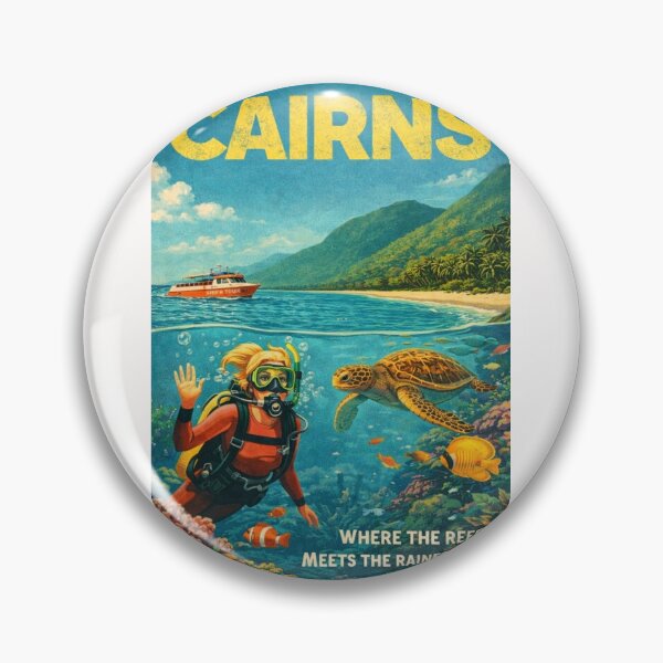 Item preview, Cairns Queensland Great Barrier Reef Coral Sea Daintree Rainforest Tropical North Queensland Marine Life designed and sold by Places On Earth.